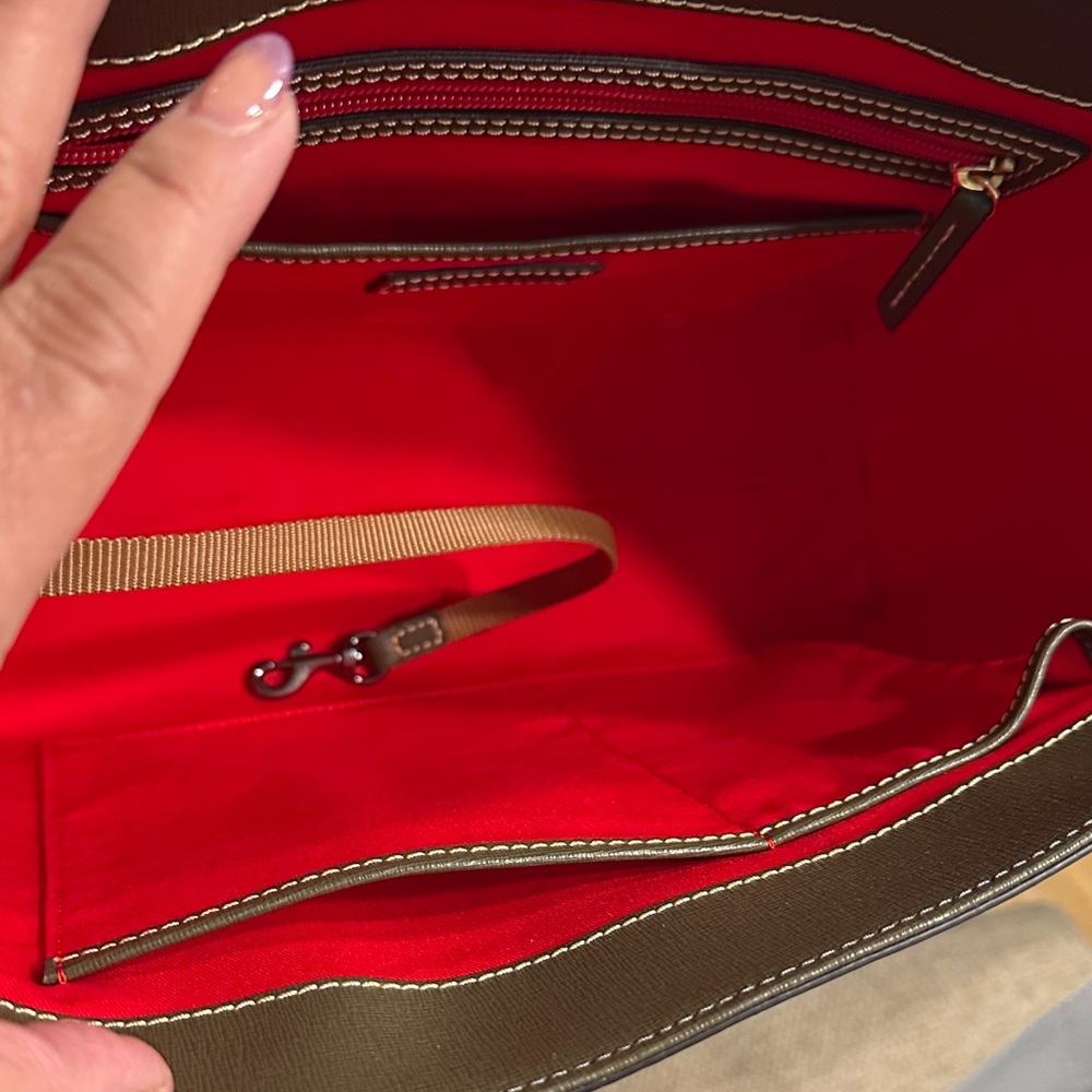 Dooney & Bourke Olive Tote Bag - Picture 9 of 11